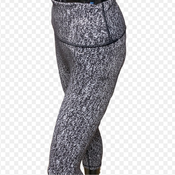 Lululemon  Legging Pants Womens Gray Speckled Stretch Wunder Skinny Mid … - Picture 1 of 10